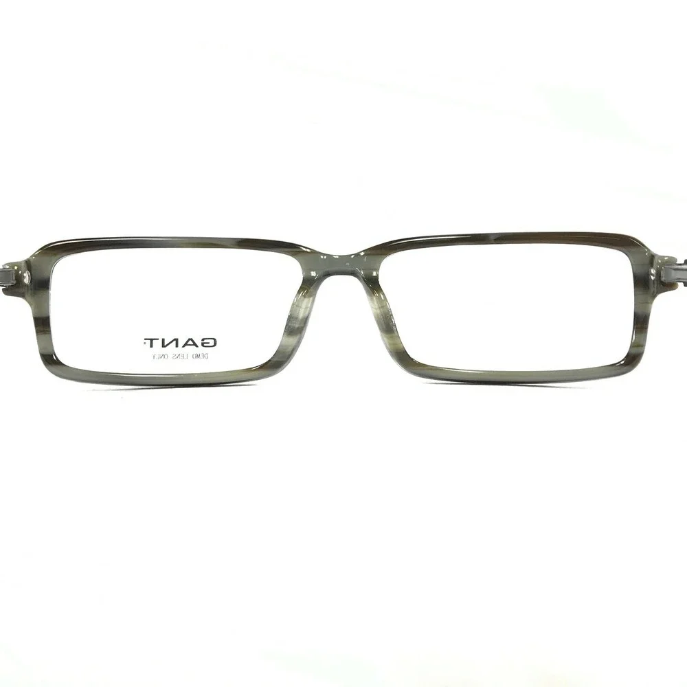GANT Eyeglasses Frames G MERKIN BLK Black Gunmetal Gray Rectangular 54-15-140